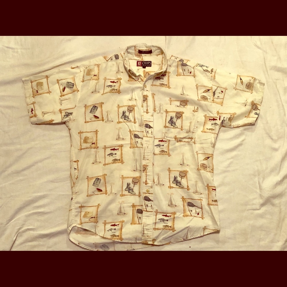 Chaps Ralph Lauren button down white shirt